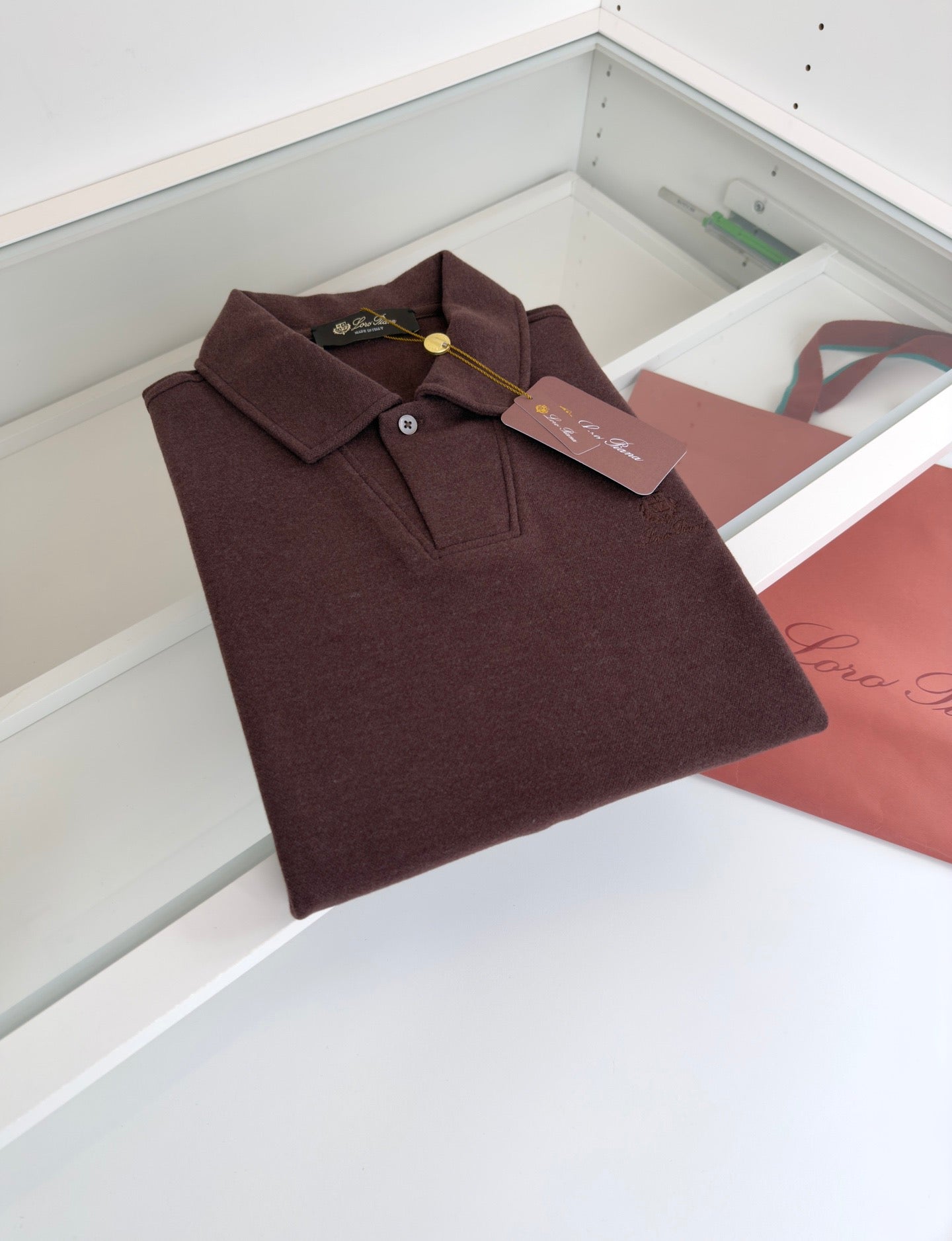Loro Piana Long Sleeve Polo