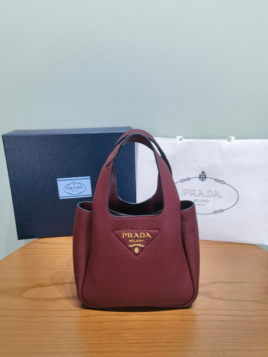 Prada Tote Basket Bag 25x21.5x14cm