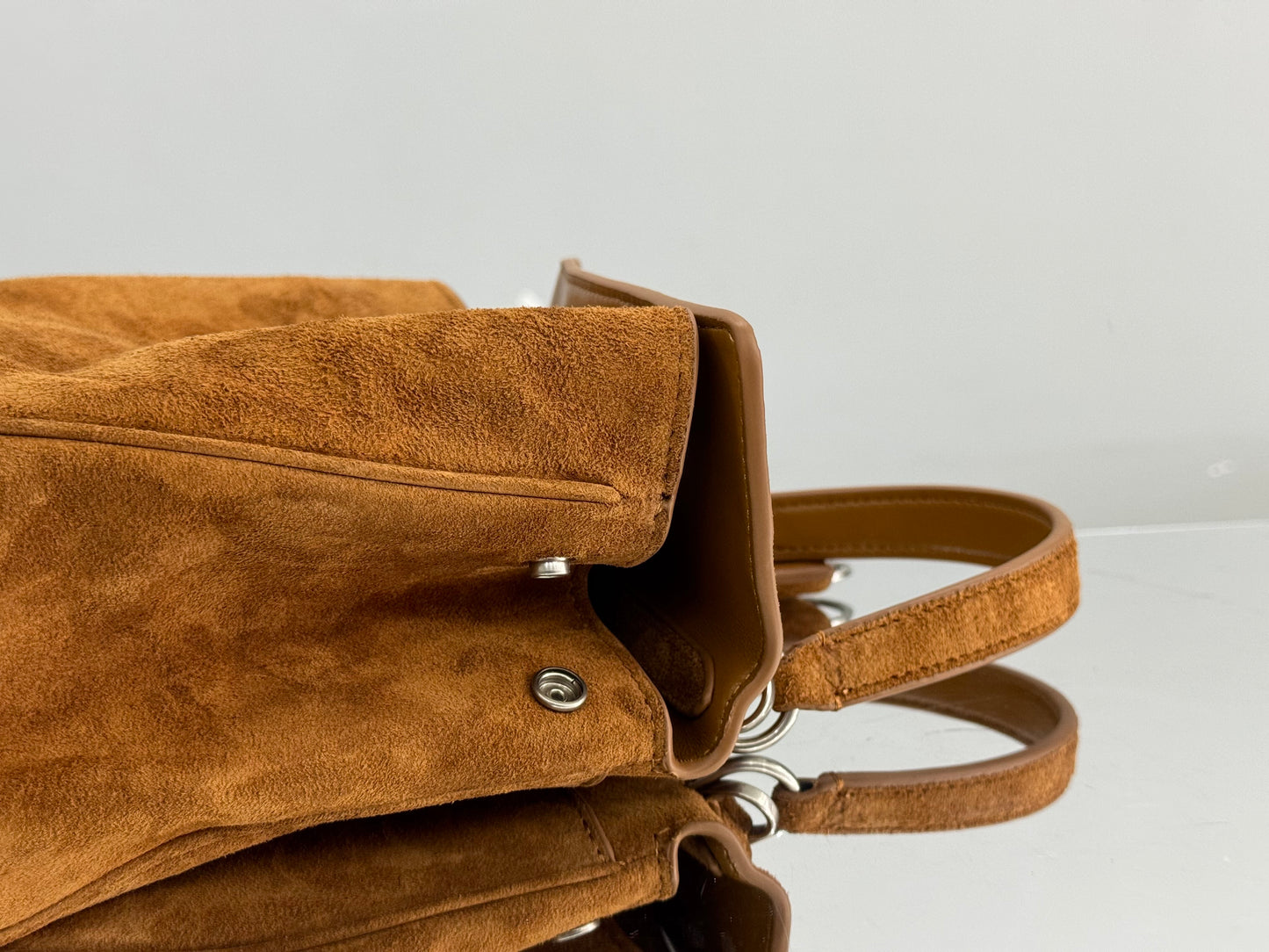 BLCG Rodeo Medium Suede Handbag(22x10x8cm)