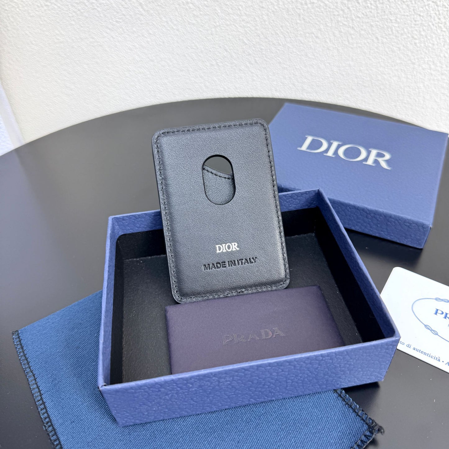 Dior Magnetic Card Holder