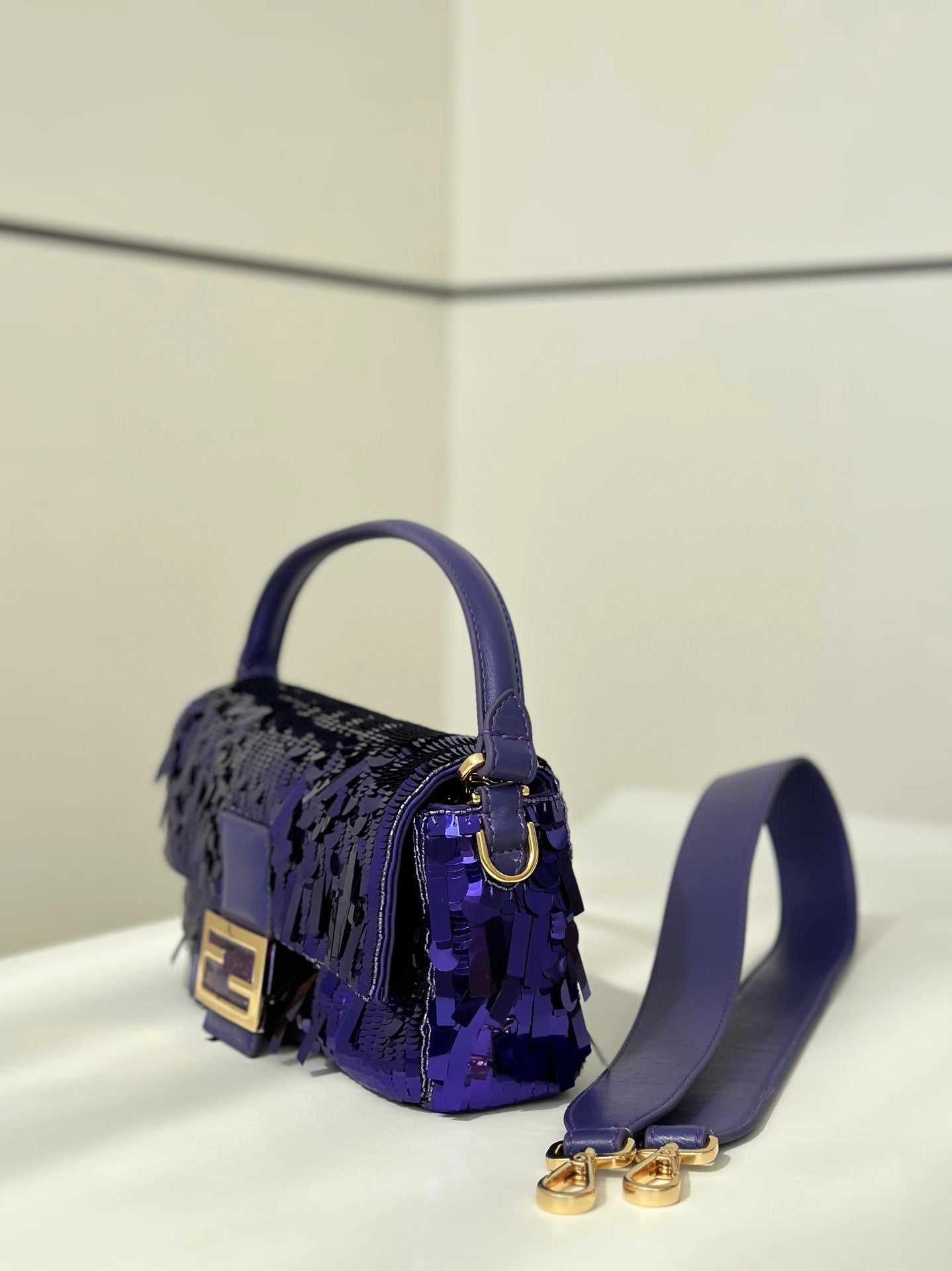 Fendi Baguette Sequins Bag