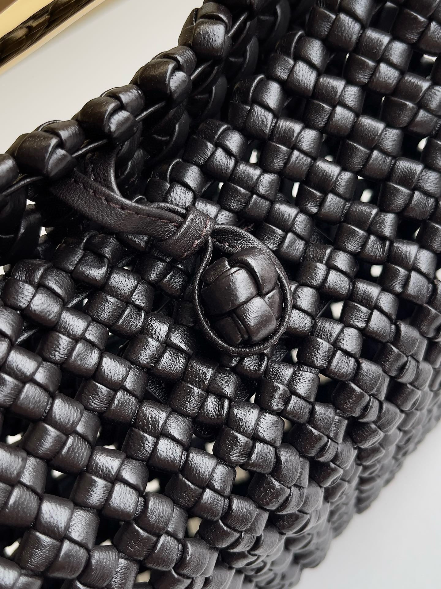 BV Woven Leather Handbag