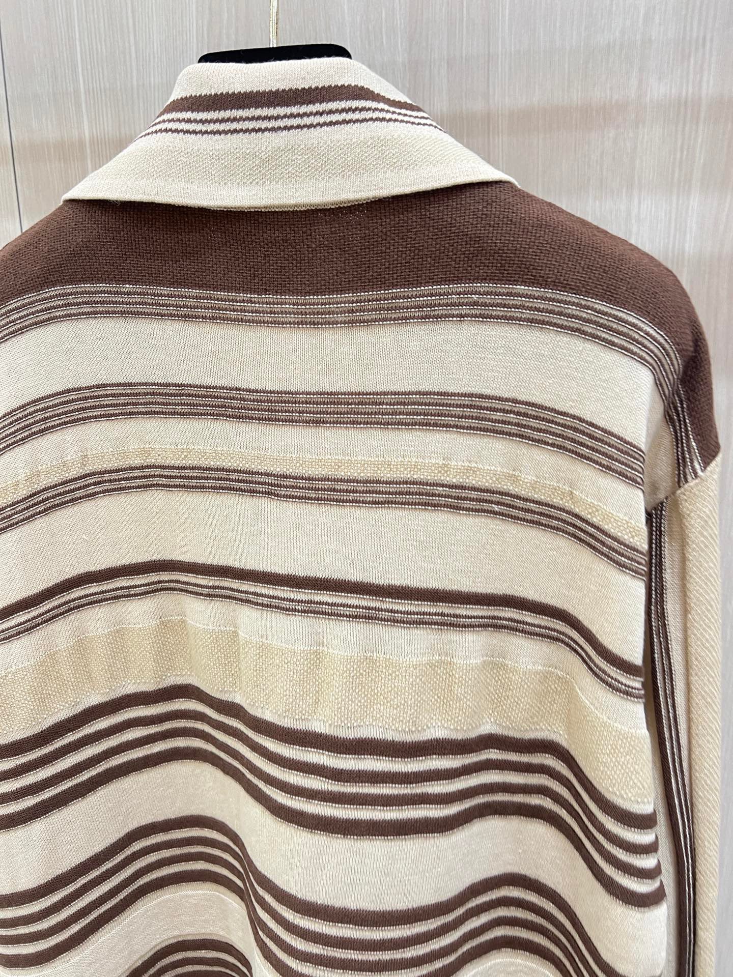 Bottega Veneta Long Sleeve Polo