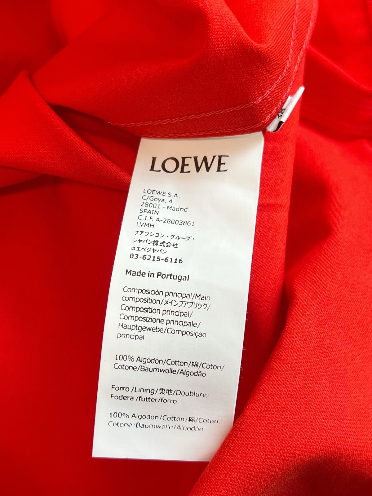 Loewe Long Sleeve Shirt