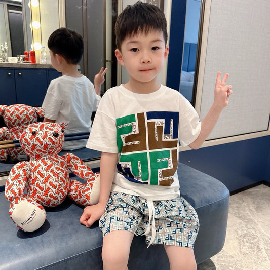 Fendi T-Shirt/Short Pant Set