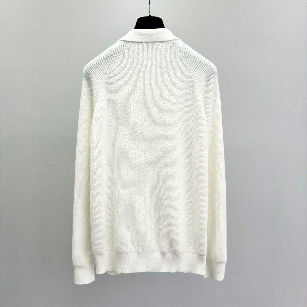 Brunello Cucinelli Long Sleeve Polo