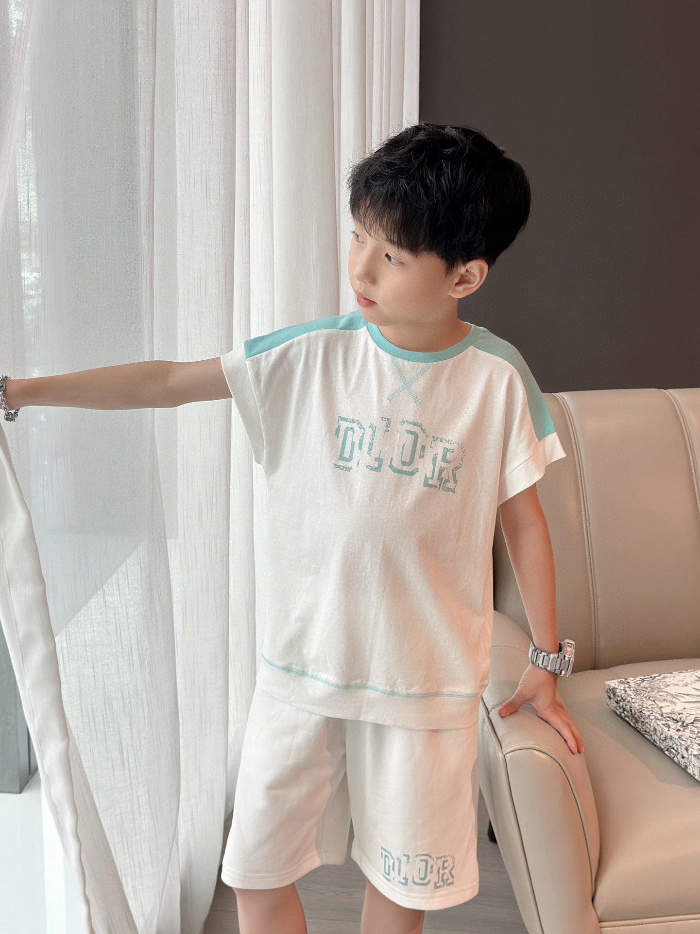 Dior T-shirt/Short Pant Set