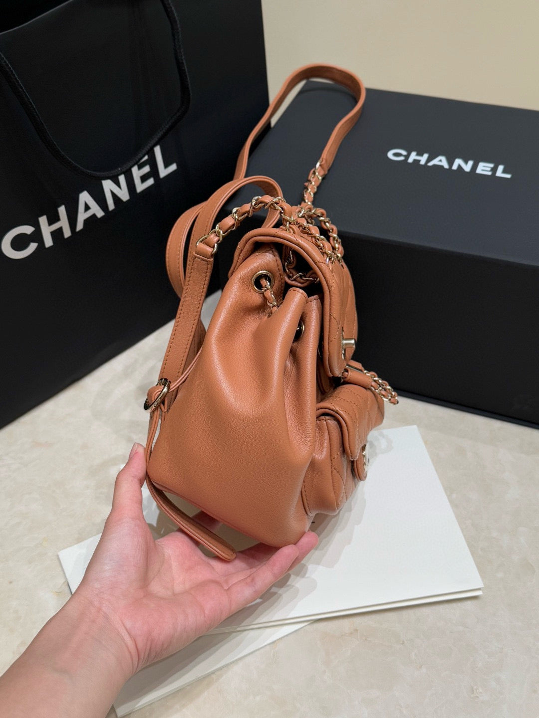 Chanel Duma Backpack (18x18x12cm)