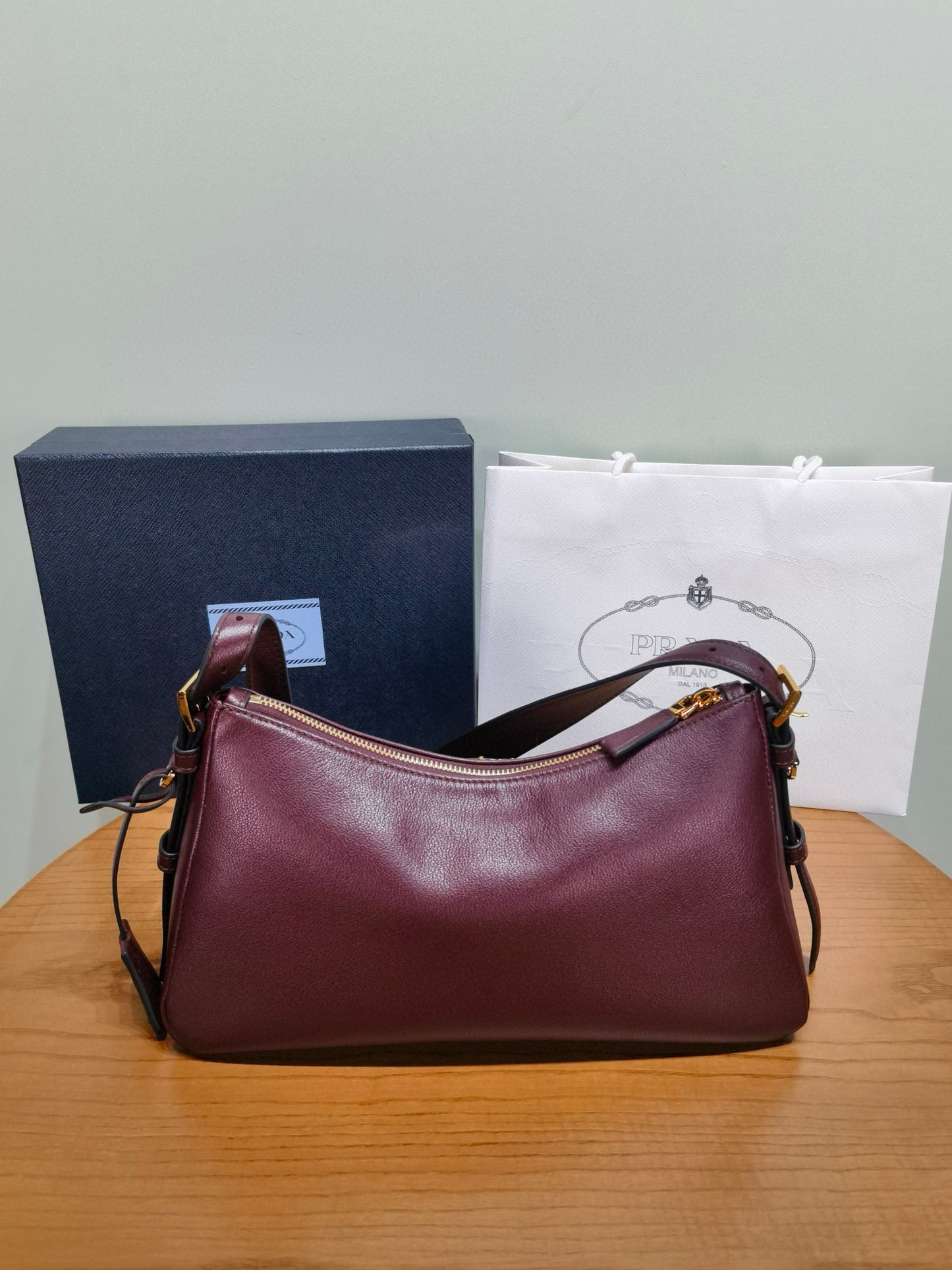 Prada Aimee Handbag 31x18x10cm