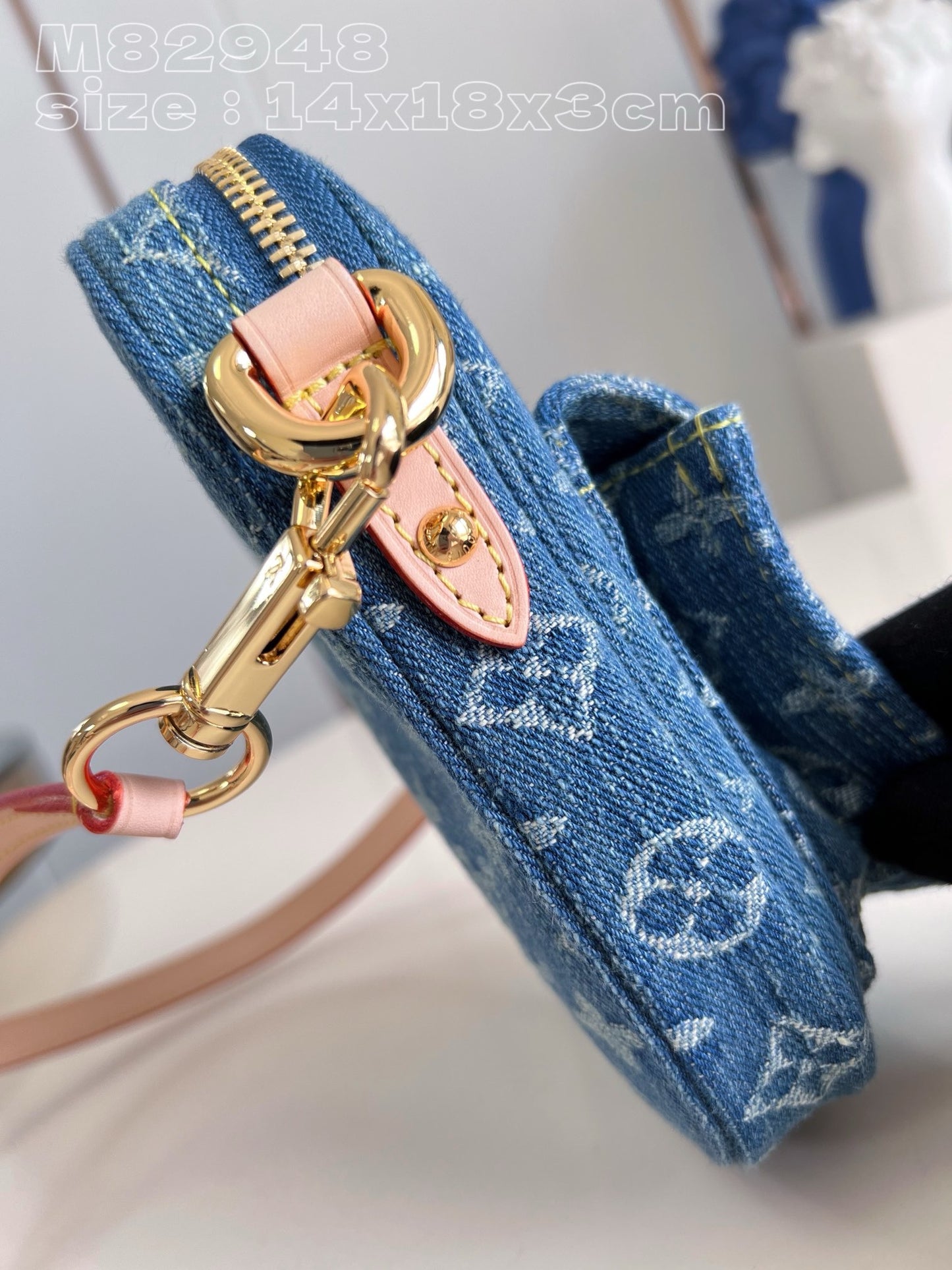 LV Denim Fairfax Pochette M82948