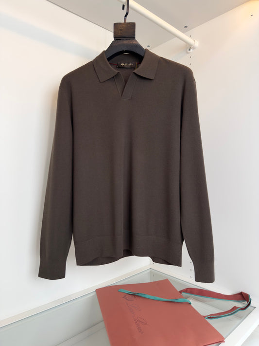 Loro Piana Long Sleeve Polo