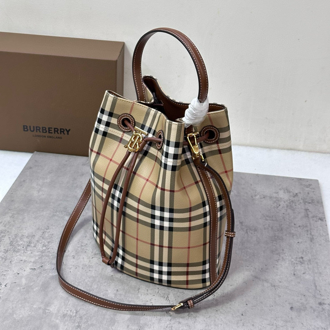 BBR Check Bucket Bag