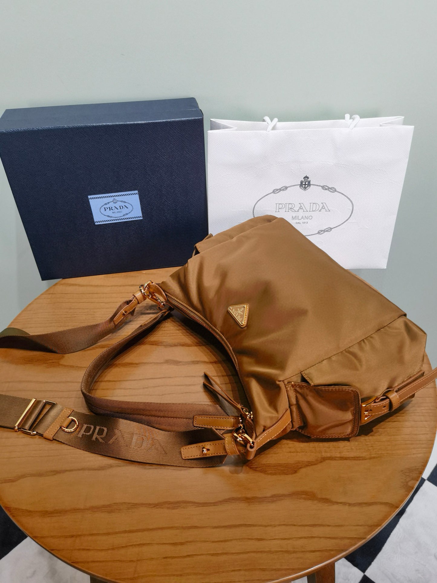 PD Re-Nylon Aimee Shoulder Bag