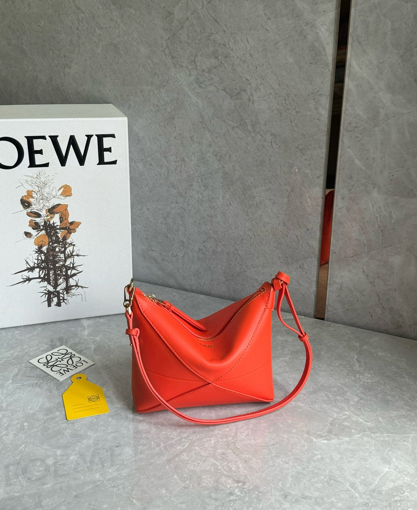 Loewe Puzzle Fold Pouch Mahjong Bag(23x6.5x15.5cm)