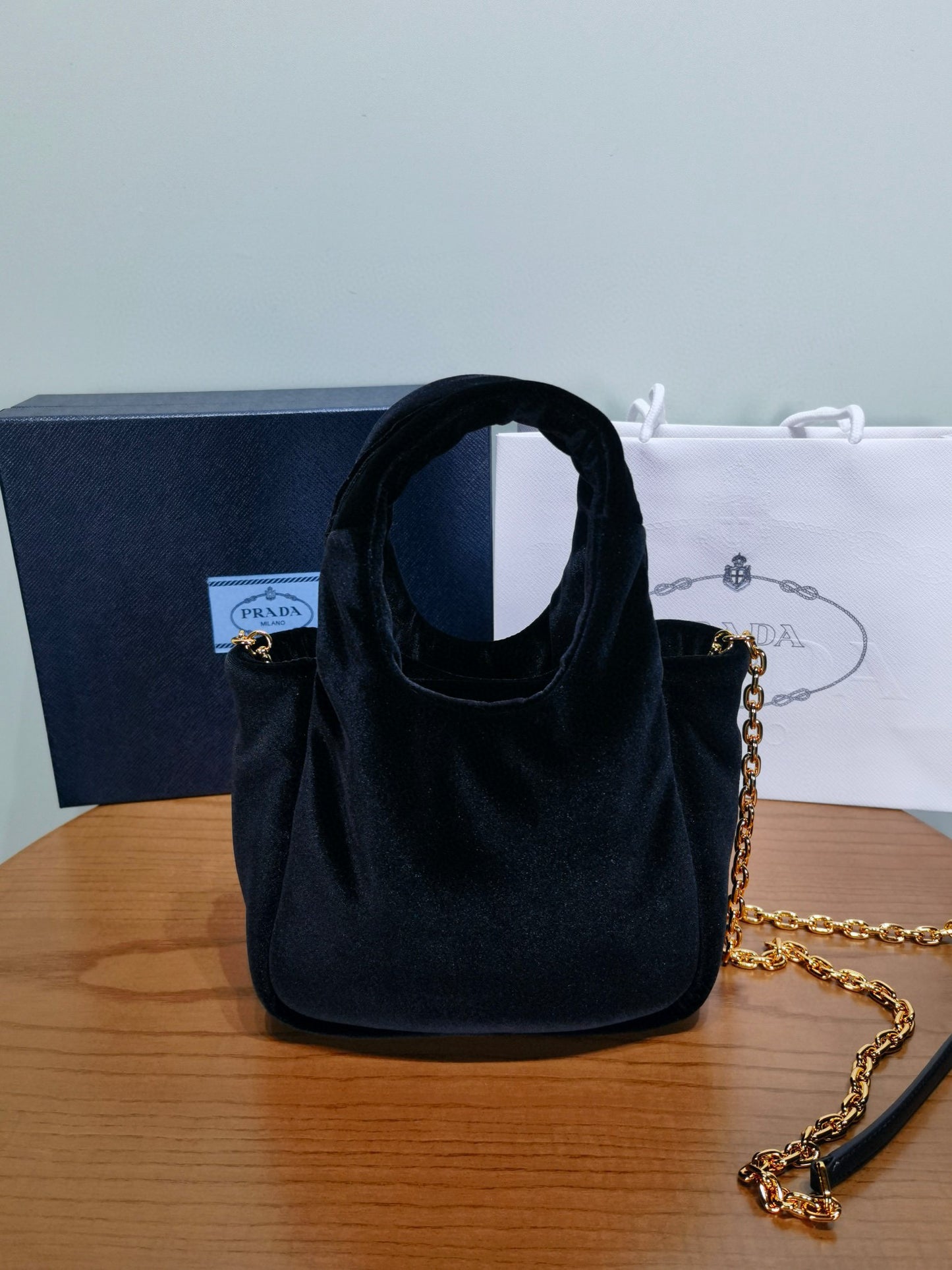 PD Velvet Mini Handbag