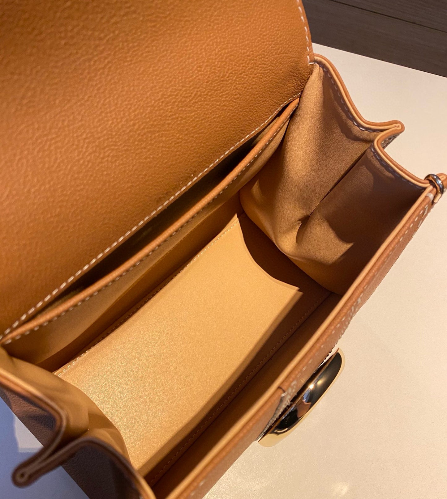 Delvaux Brillant Mini Surpique Handbag