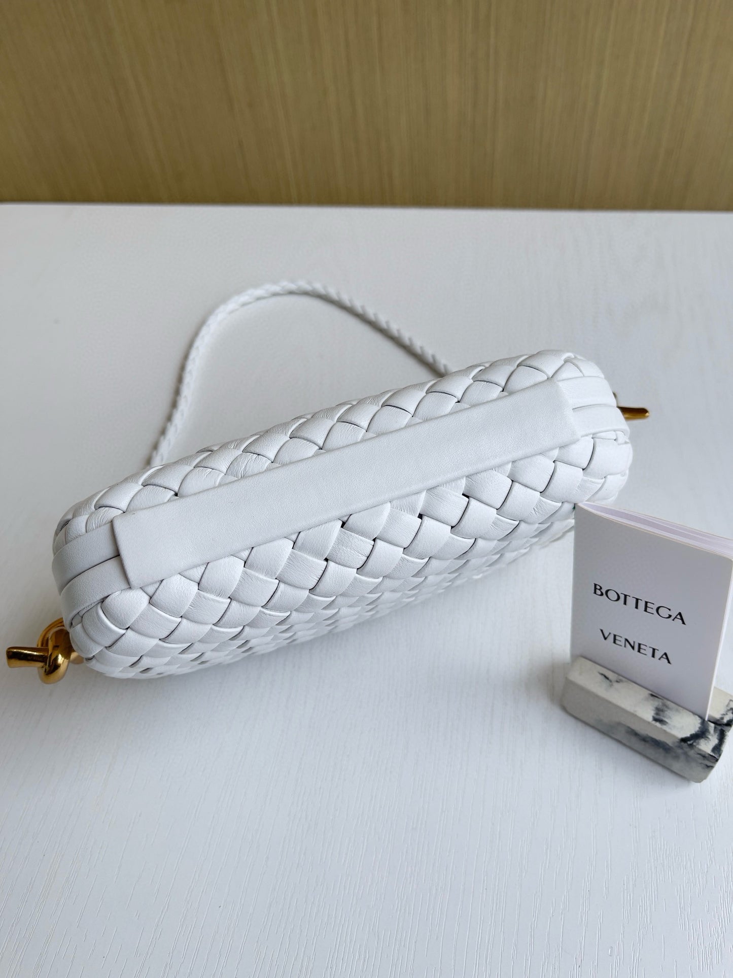 BV Knot Foulard Intrecciato Shoulder Bag