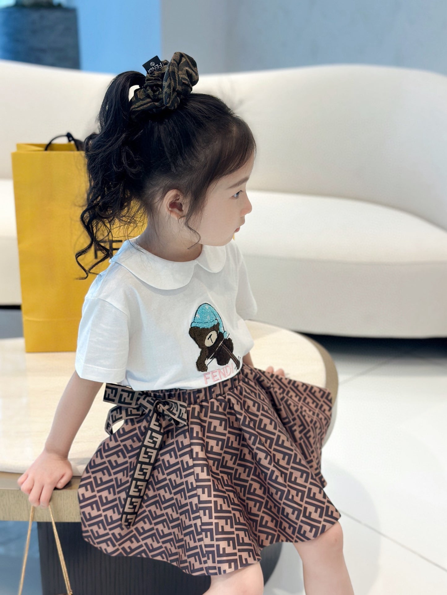 Fendi Shirt/Skirt Set