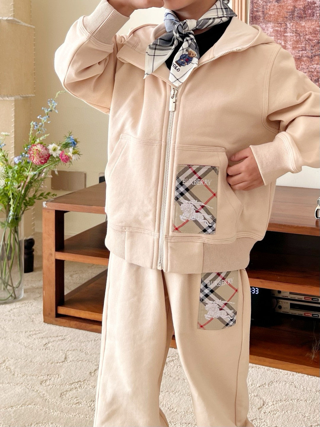 Burberry Jacket/Long Pant Set