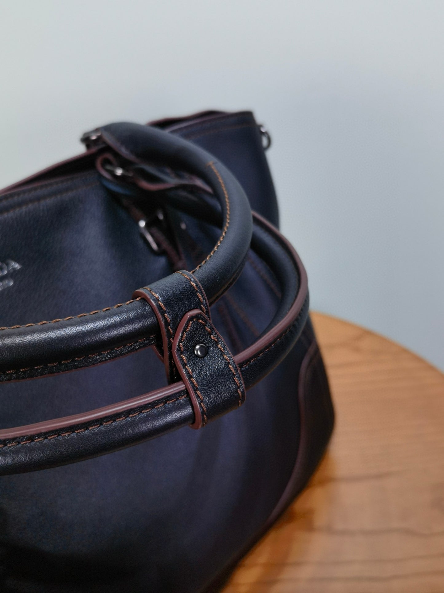 PD Large Leather Tote Bag 38x32x14cm