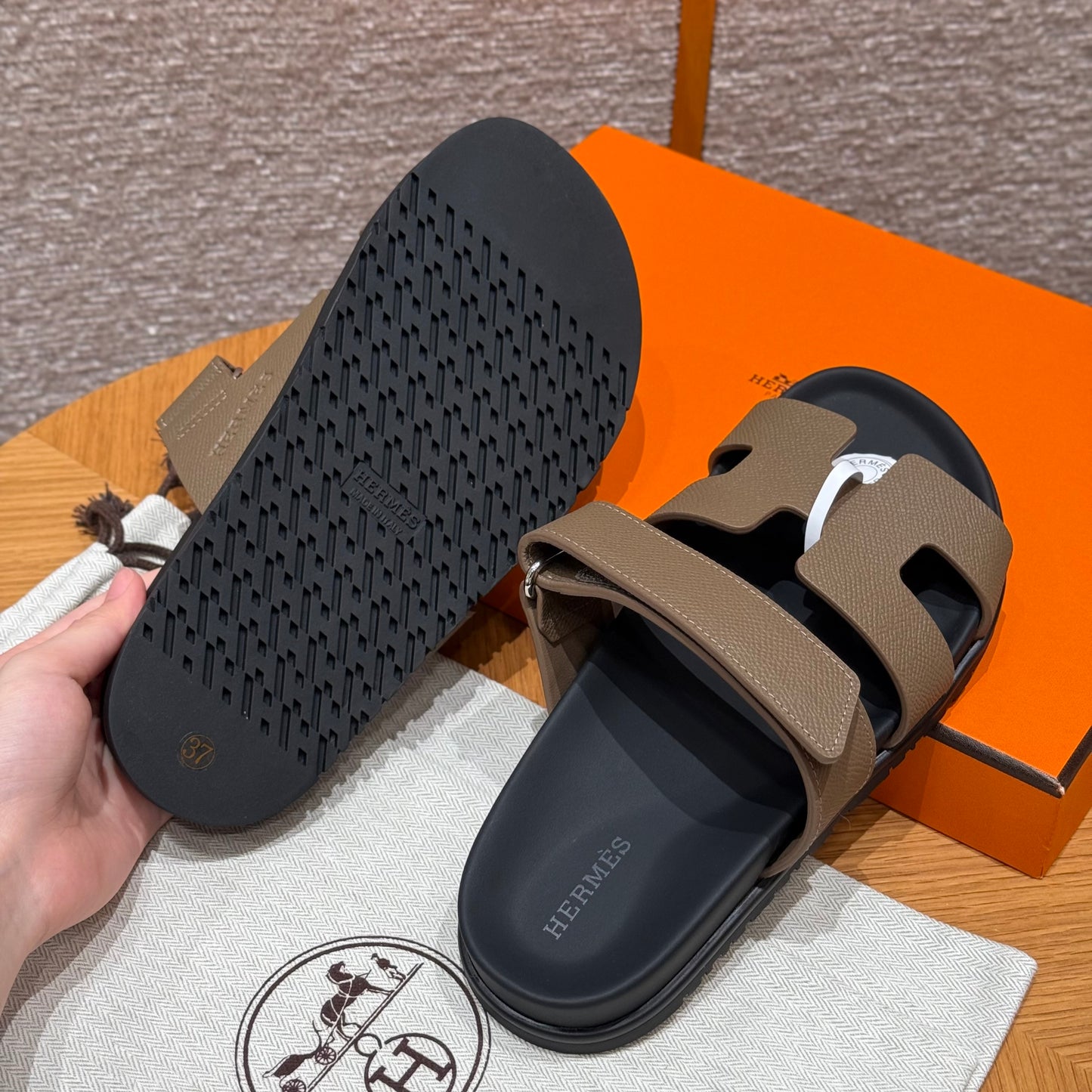 Hermes Chypre Sandals