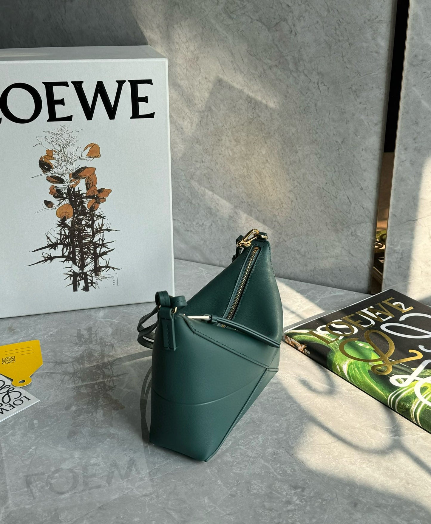 Loewe Puzzle Fold Pouch Mahjong Bag(23x6.5x15.5cm)