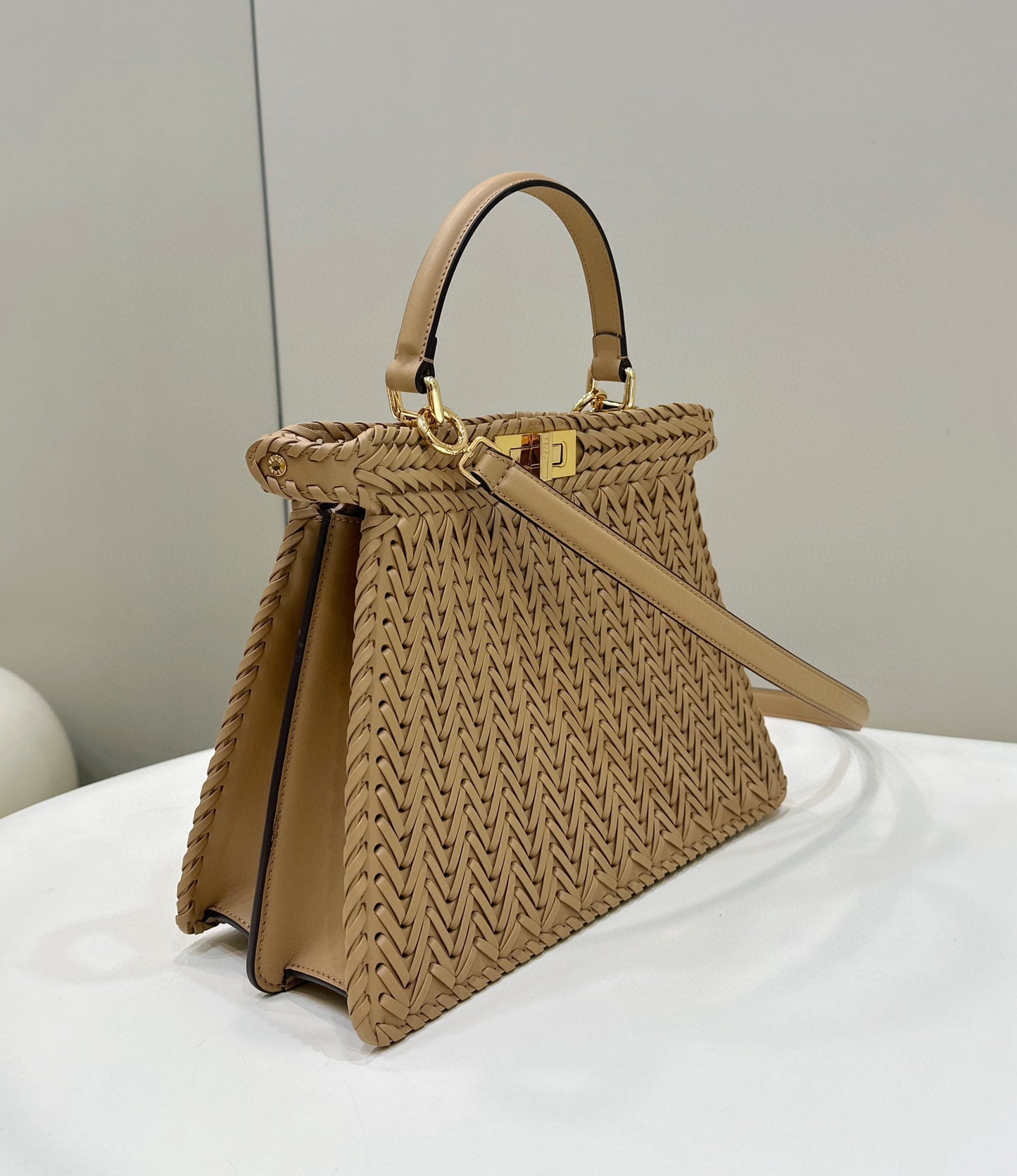 Fendi Vitello King Petite Peekaboo Bag