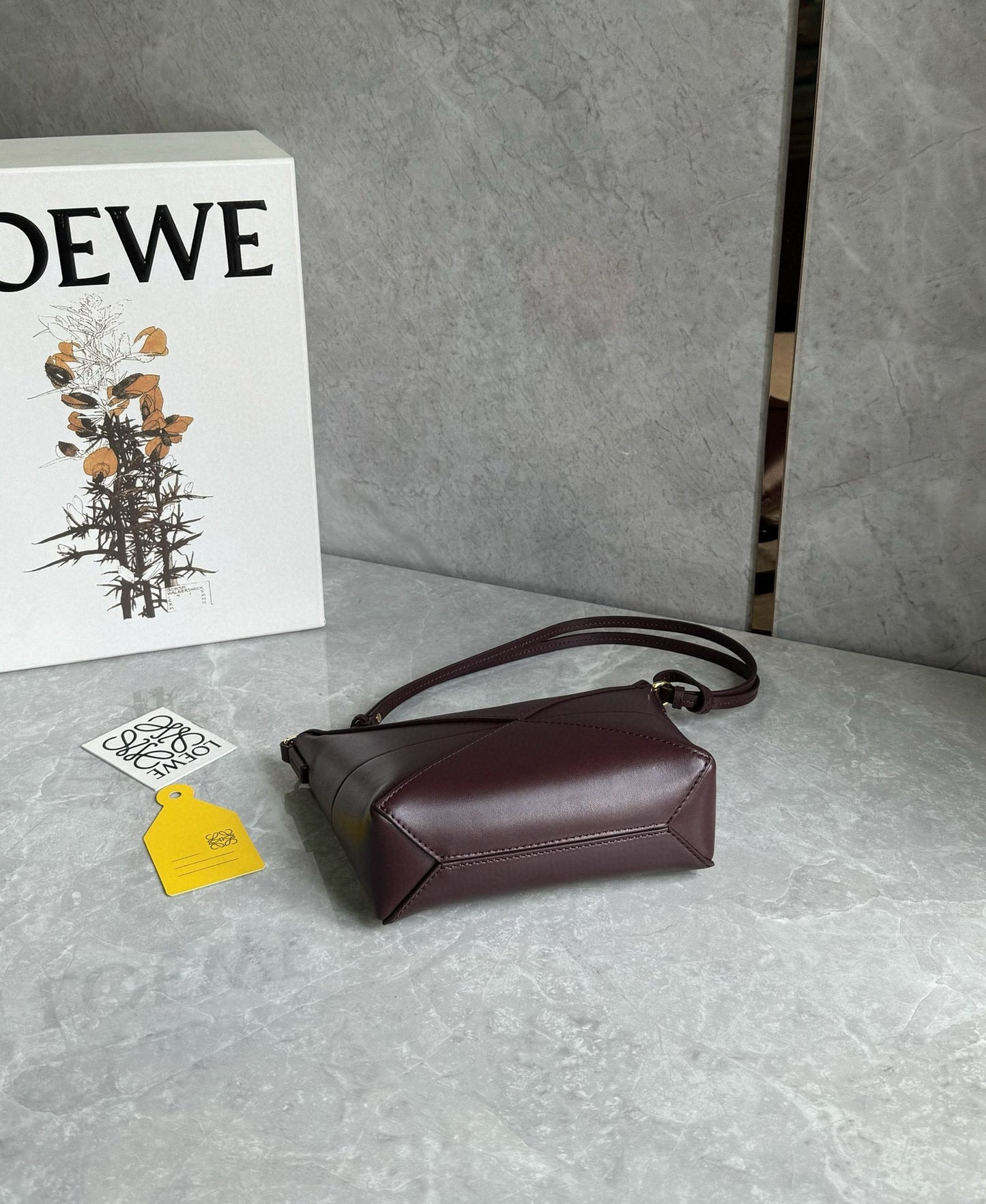 Loewe Puzzle Fold Pouch Mahjong Bag(23x6.5x15.5cm)