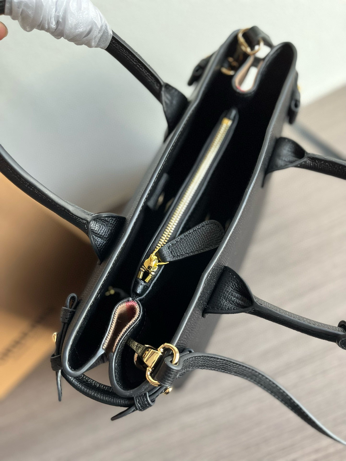 Burberry Banner Top Handle Bag