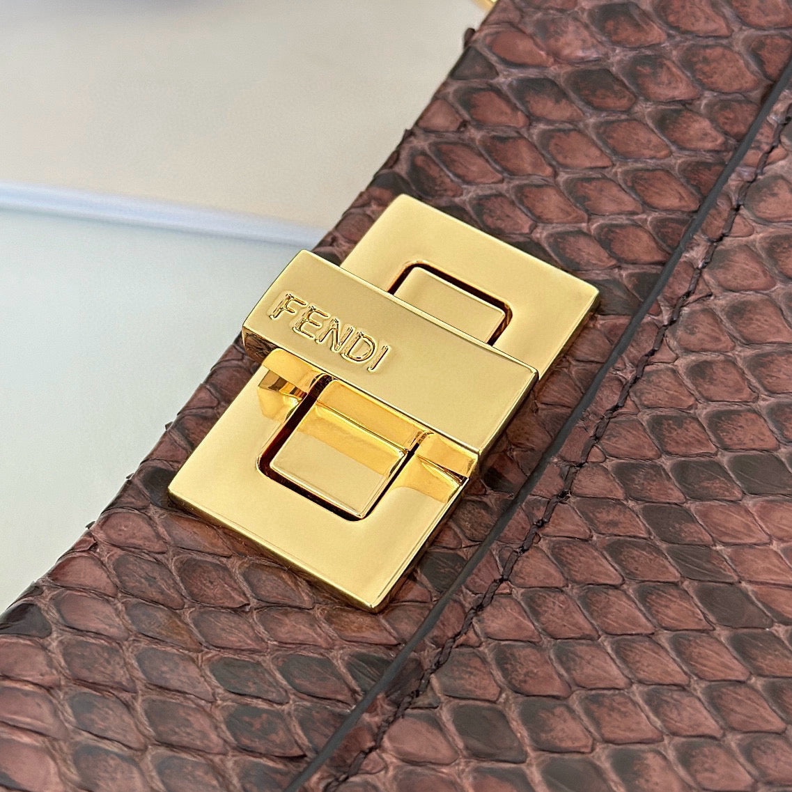 Fendi Peekaboo Bag (Python leather)