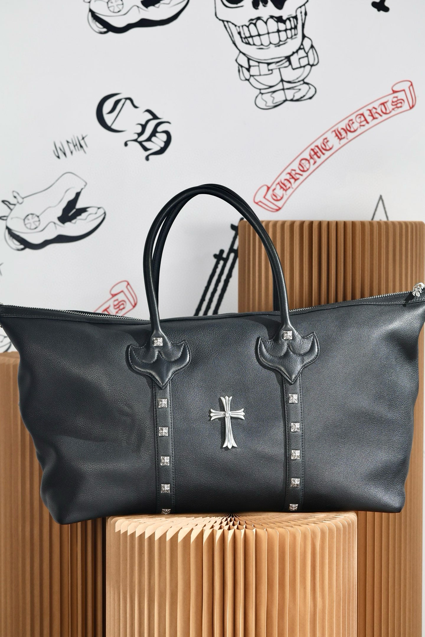Chrome Hearts Cross Duffle Bag