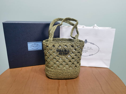 PD Mini Crochet Tote Bag