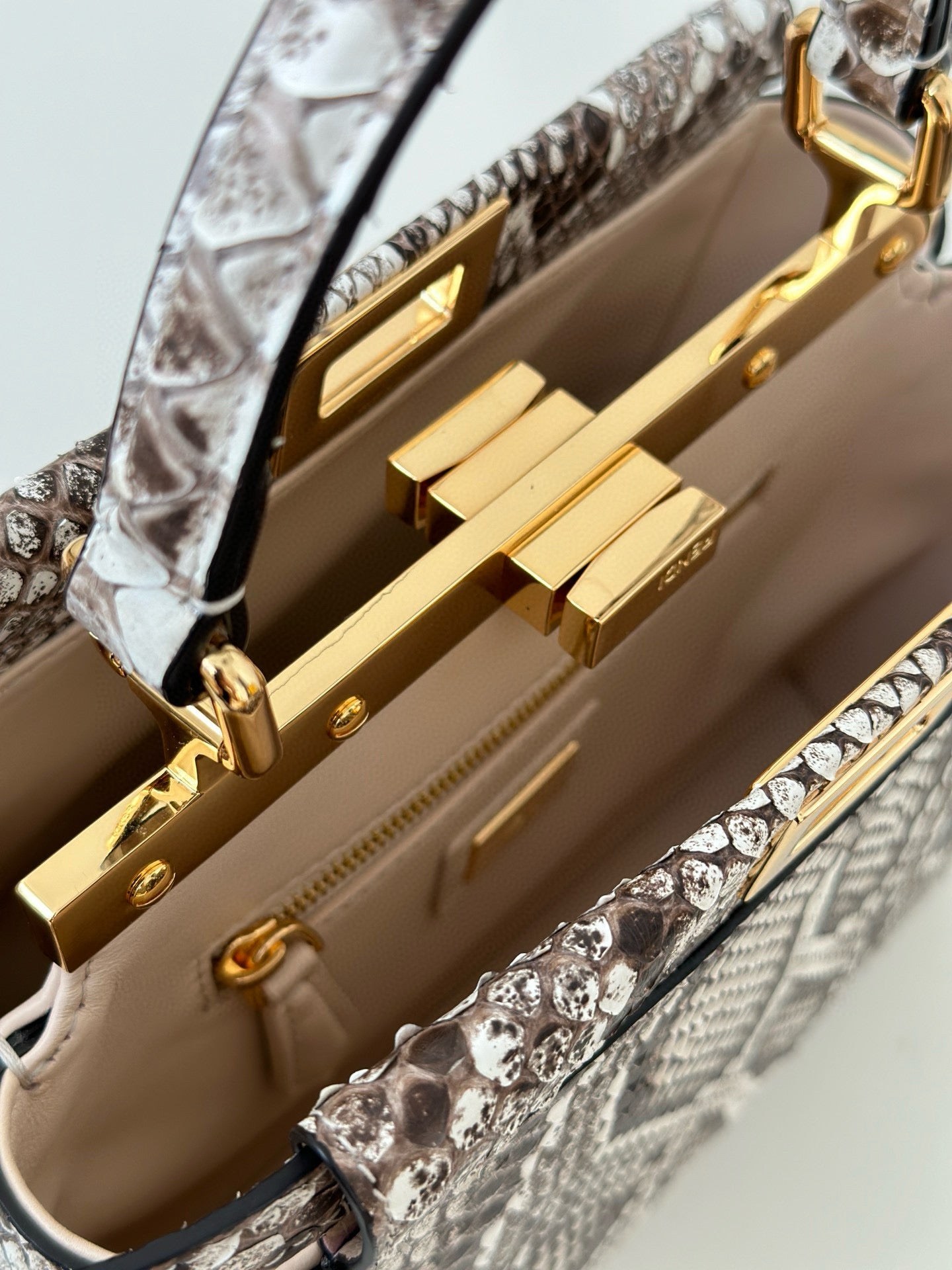 Fendi Peekaboo Bag (Python leather)