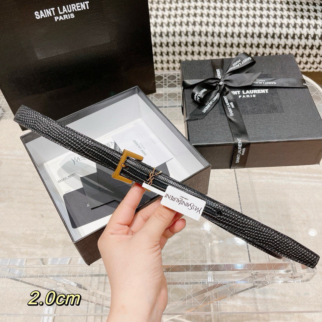 YSL Monogram (Width 3cm)
