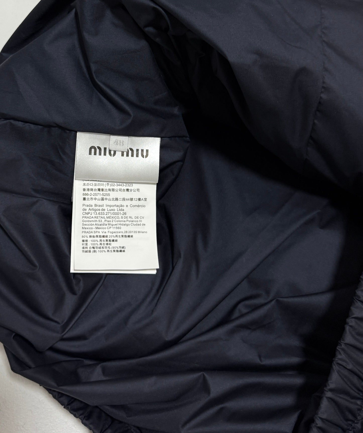 Miu Miu Down Jacket