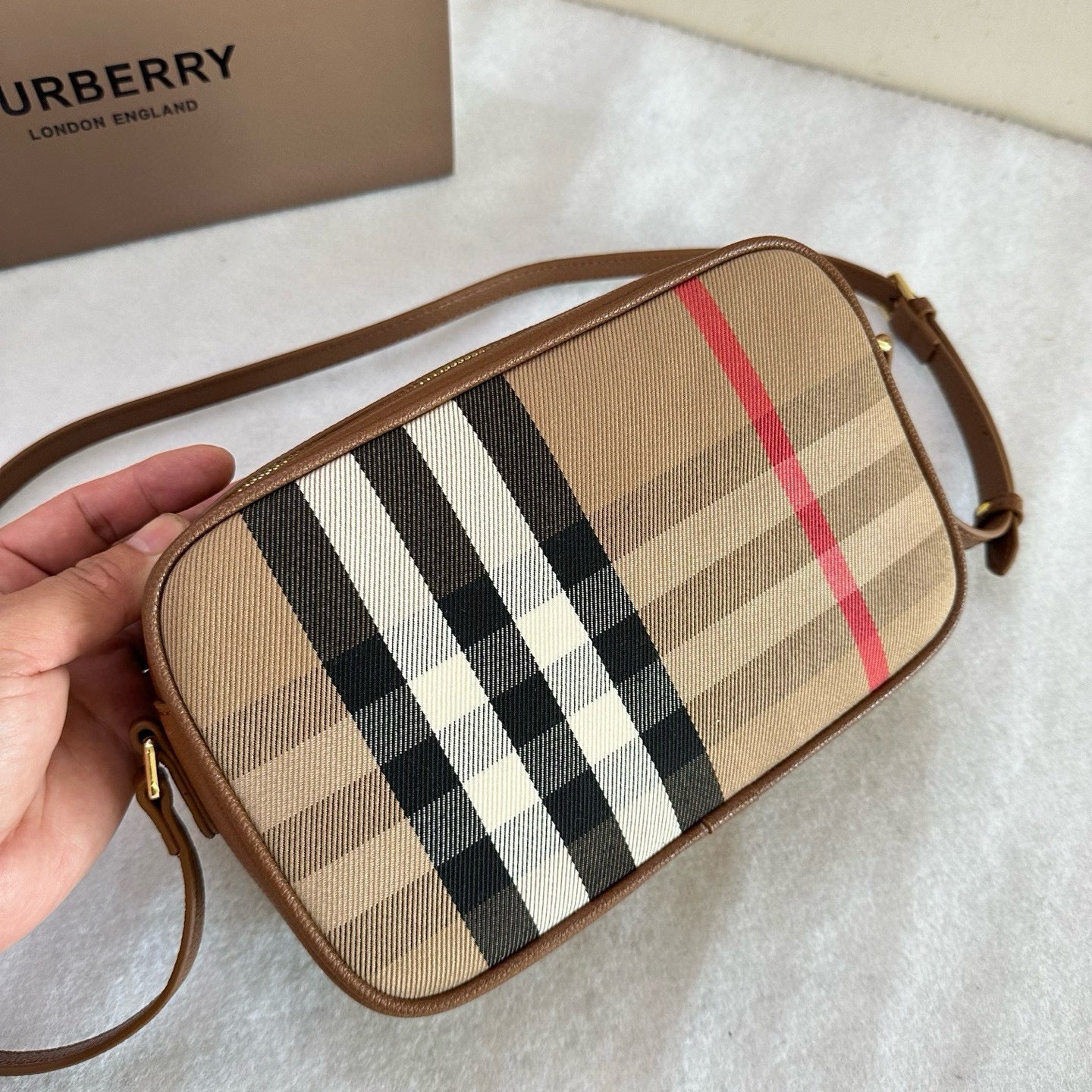 BB Check Camera Bag