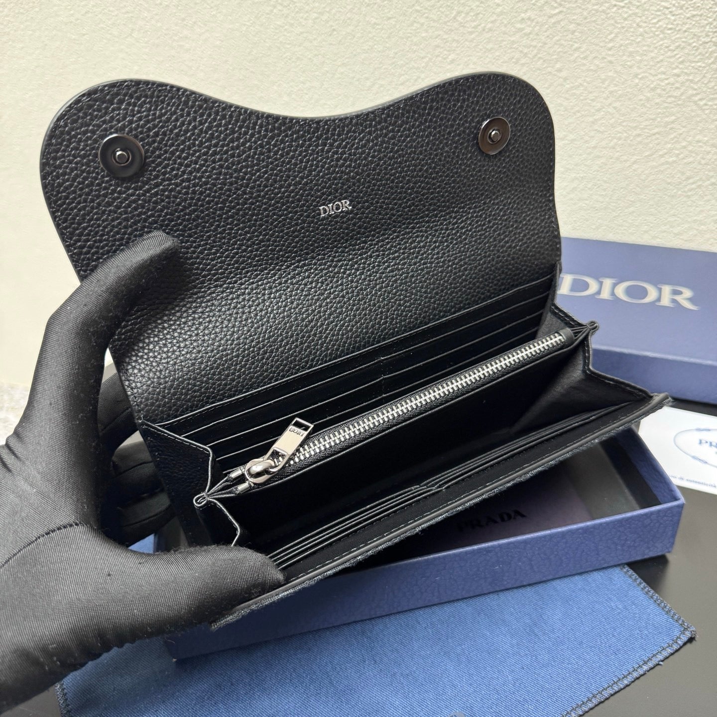 Dior Long Flap Wallet