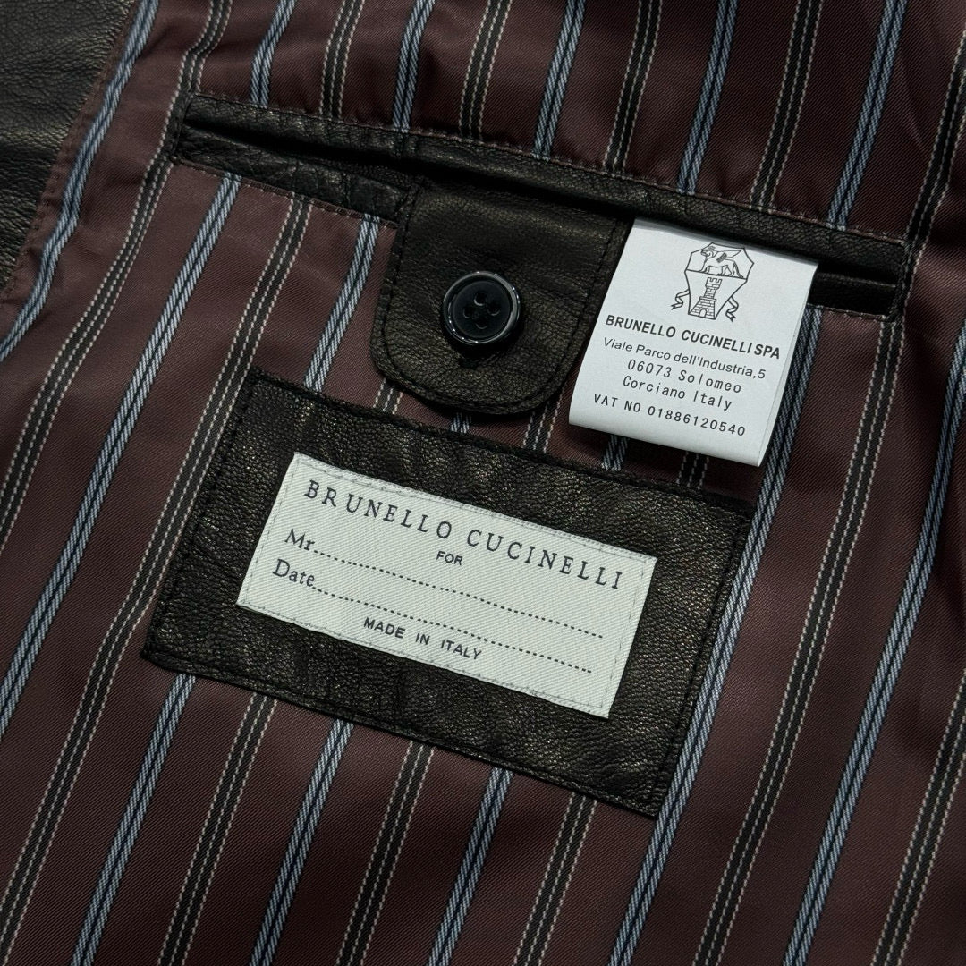 Brunello Cucinelli Leather Jacket