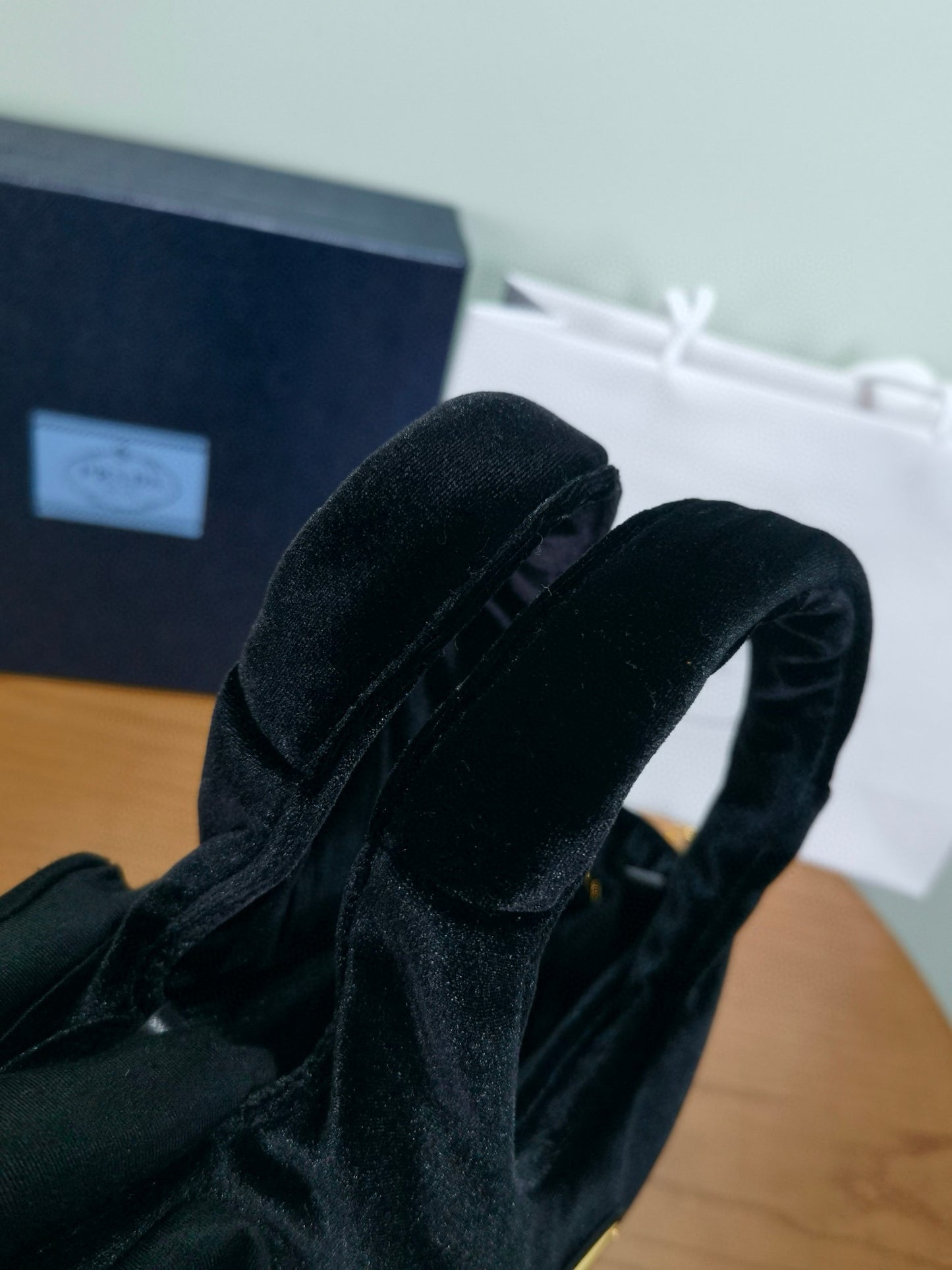 PD Velvet Mini Handbag