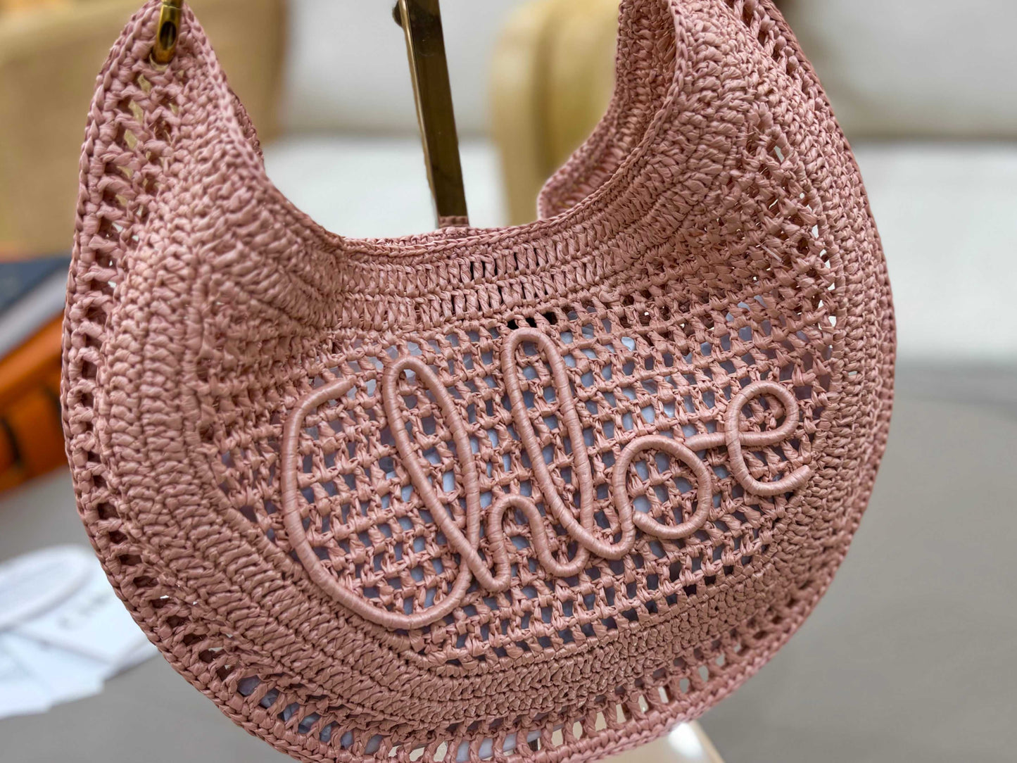 Chloe Summer Banana Hobo Bag