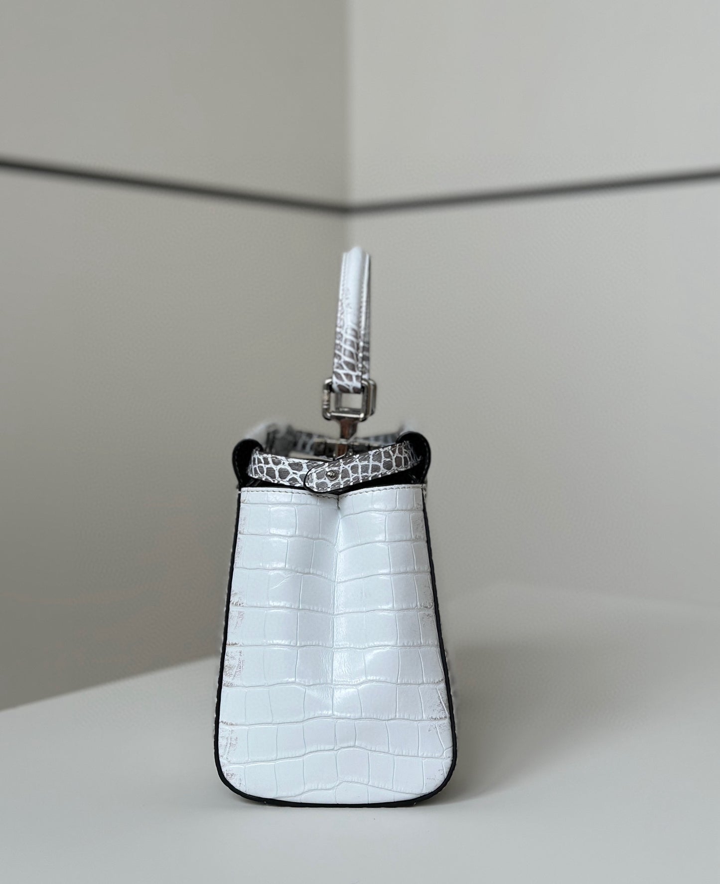 Fendi Peekaboo ISeeU Petite Precious Skin Bag