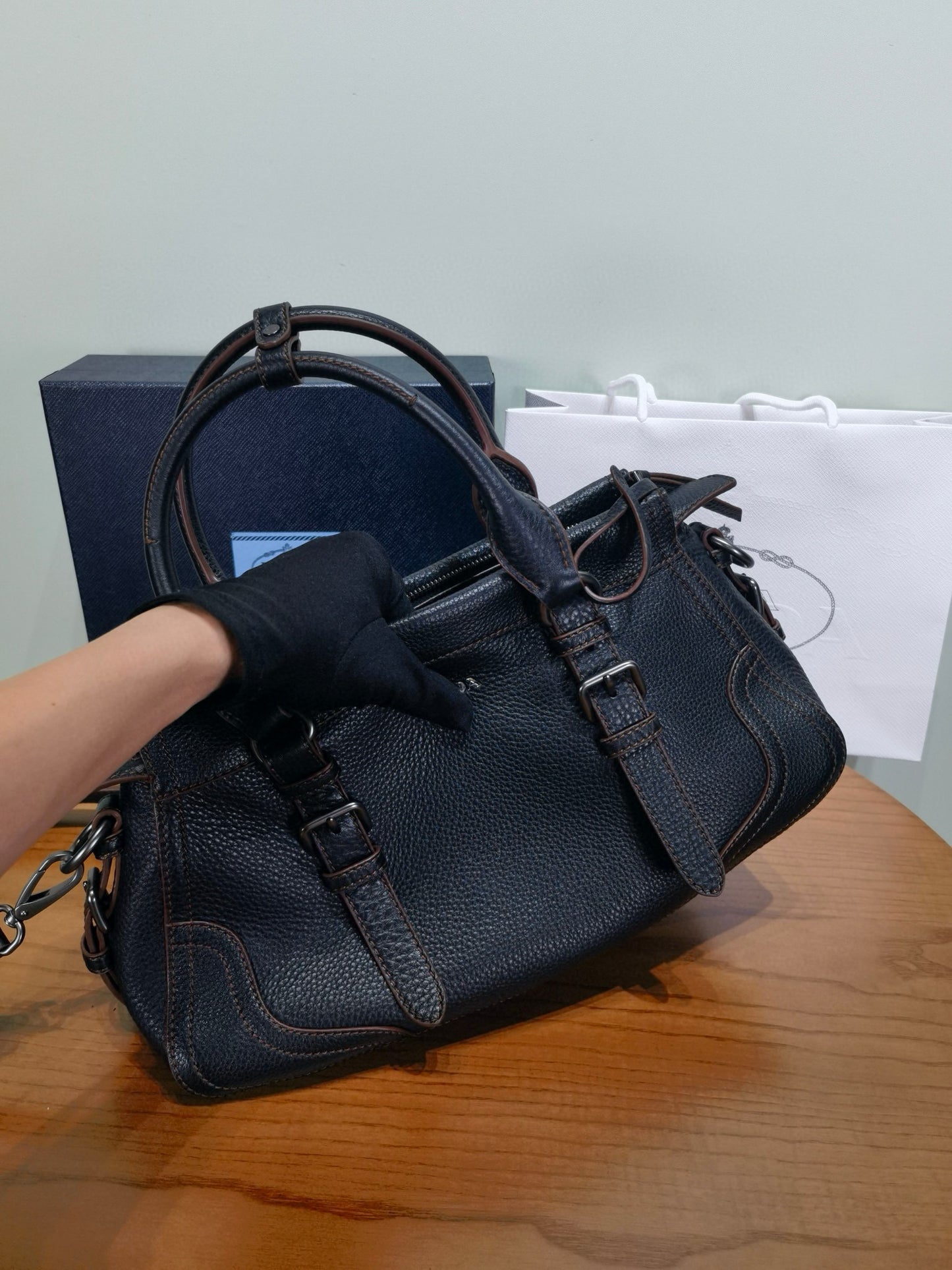 PD Bonnie Leather Tote Bag 35x22x11cm