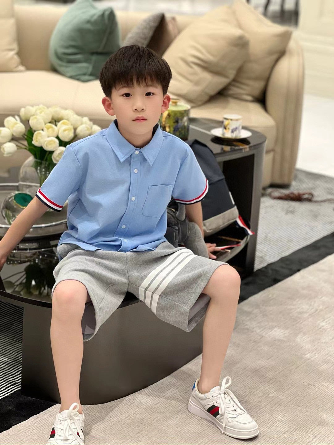 TB Polo/Short Pant Set