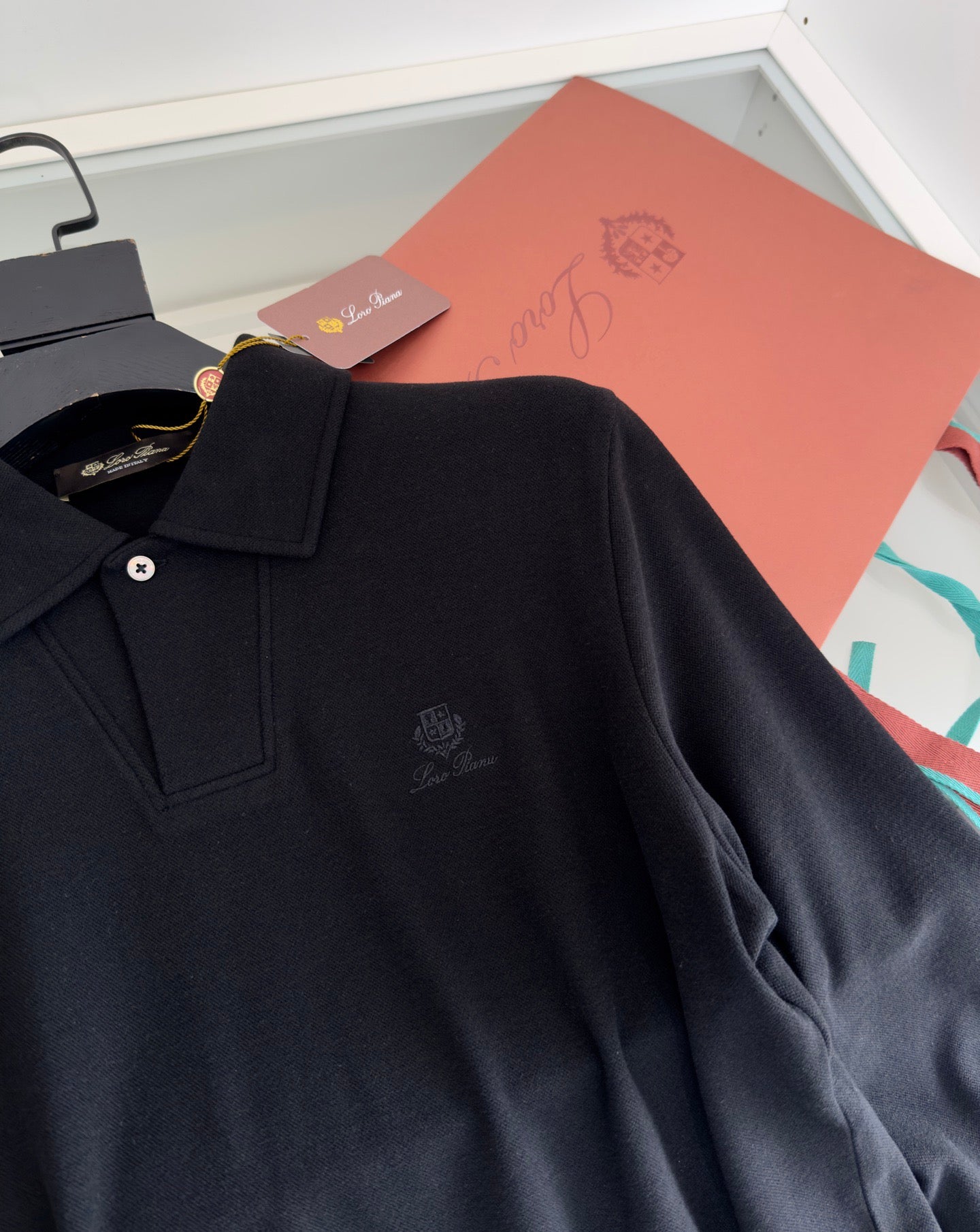 Loro Piana Long Sleeve Polo
