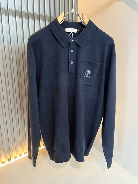 Brunello Cucinelli Long Sleeve Polo