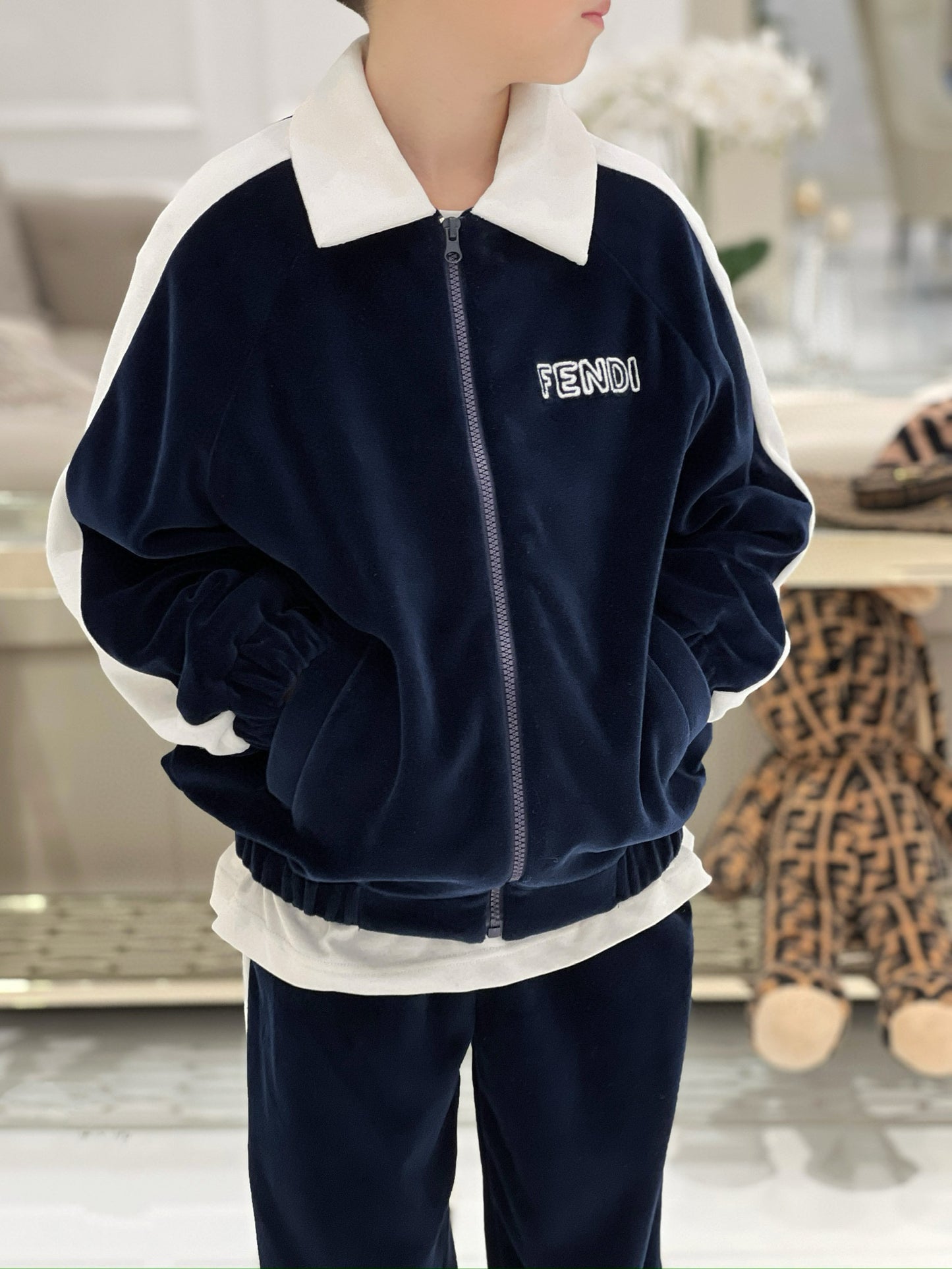 Fendi Jacket/Long Pant Set