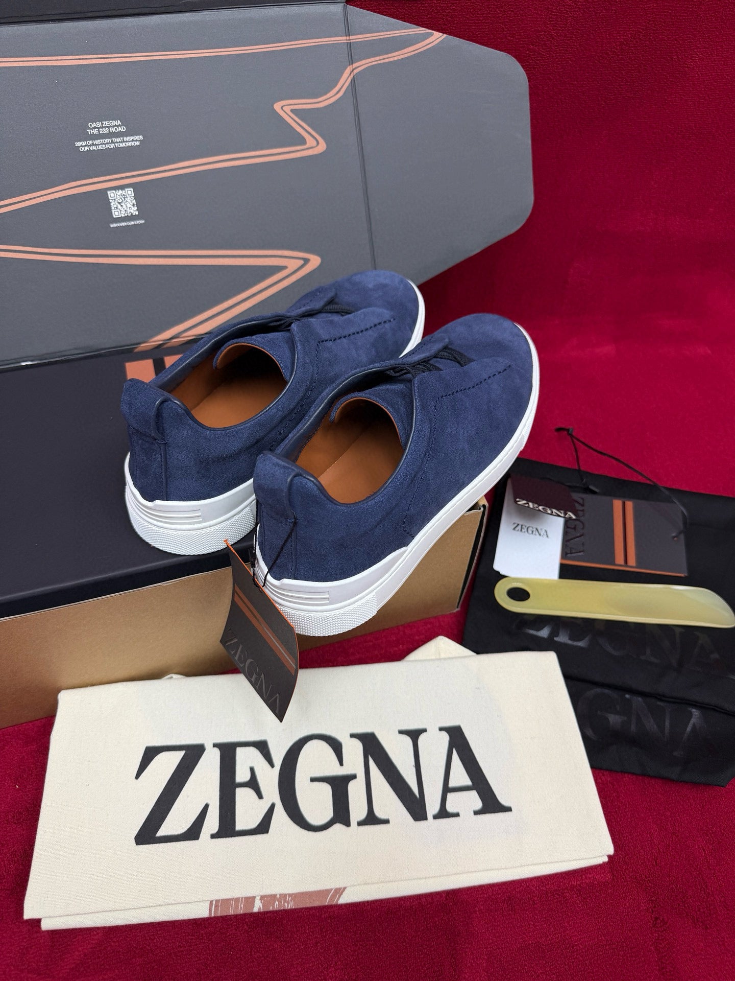 Zegna Suede Sneakers