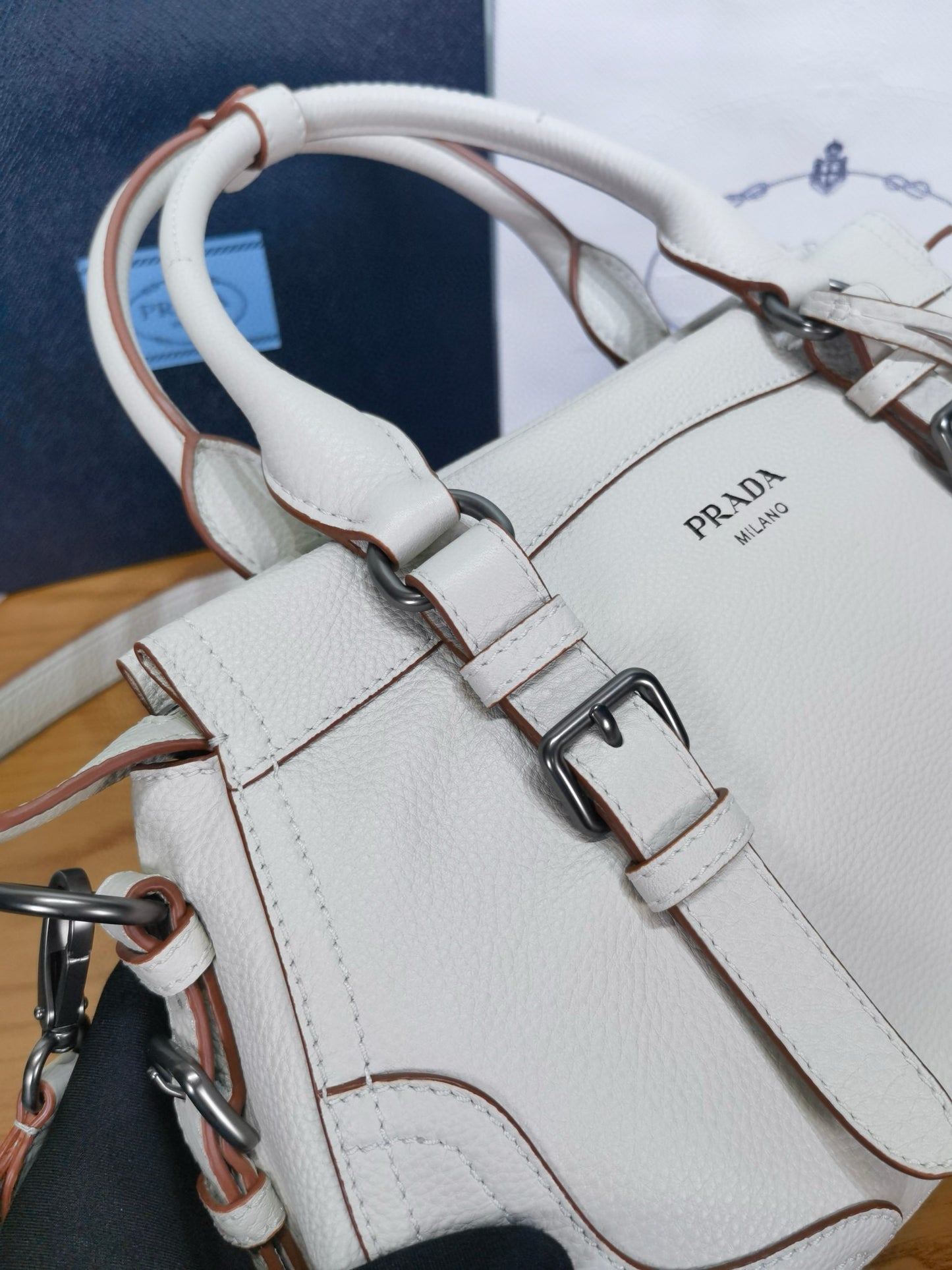 PD Bonnie Leather Tote Bag 35x22x11cm