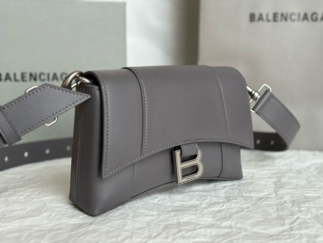 BLCG Downtown Treize Leather Hourglass Shoulder Bag(20x5x13cm)