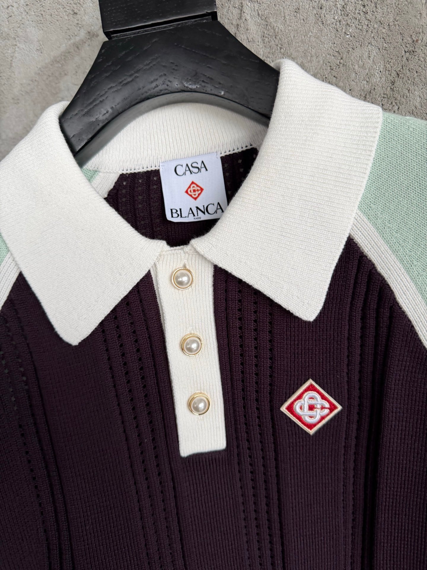 Casablanca Long Sleeve Polo